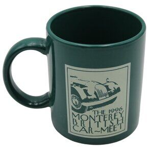 1996 Monterey British Car-Meet Car Week Green Coffee Mug Tea Cup 10oz